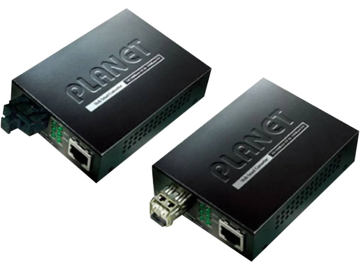 PLANET PLANET FT-905A 10/100Base-TX to 100Base-FX SFP media converter 60 km LC — product photo