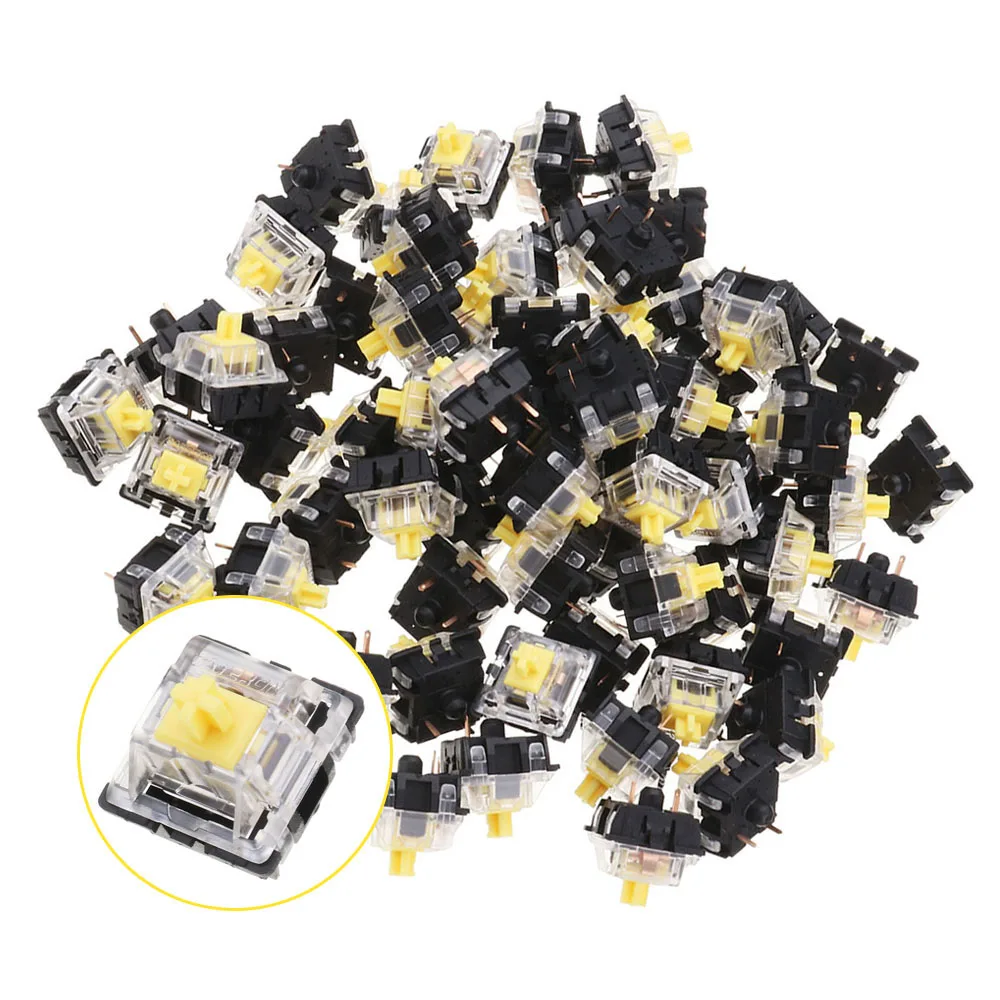 Mimo Tech Mimo Tech KS-8 Gateron Yellow Switch 70pcs Pack Gaming Keyboard — product photo