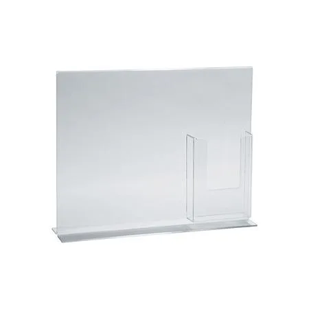 Azar Displays Azar Displays 252053 Double-Foot Sign Holder with Trifold Pocket — product photo