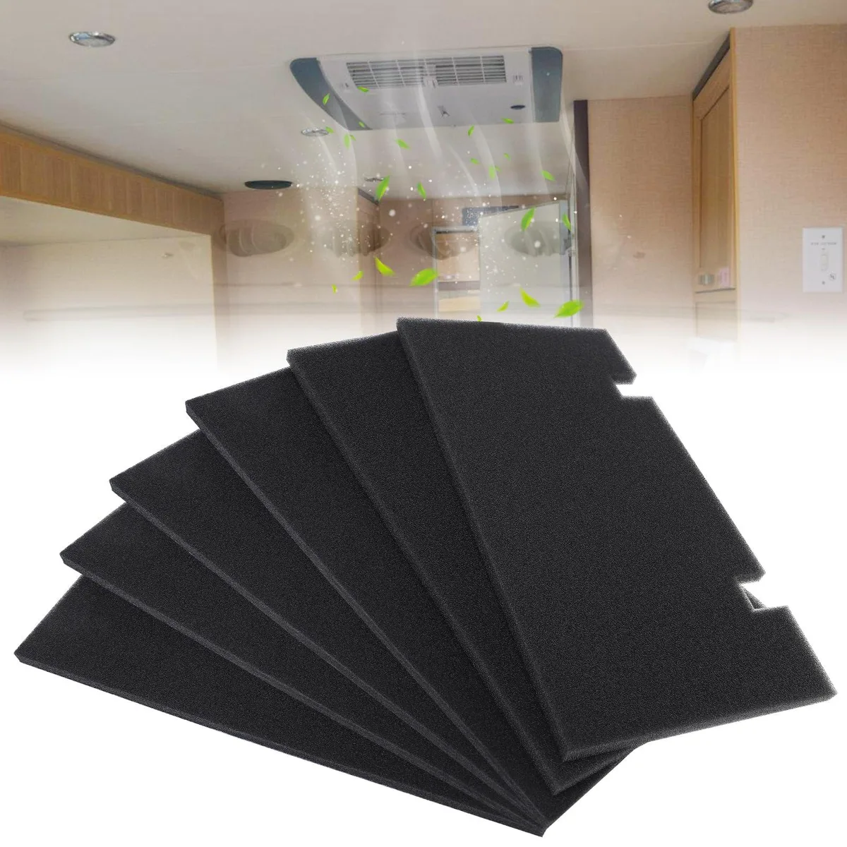 Acostop RV AC Filters 6 Pack 7.5x14x.5 40PPI Dometic 3313107.103 3105012.003 — product photo