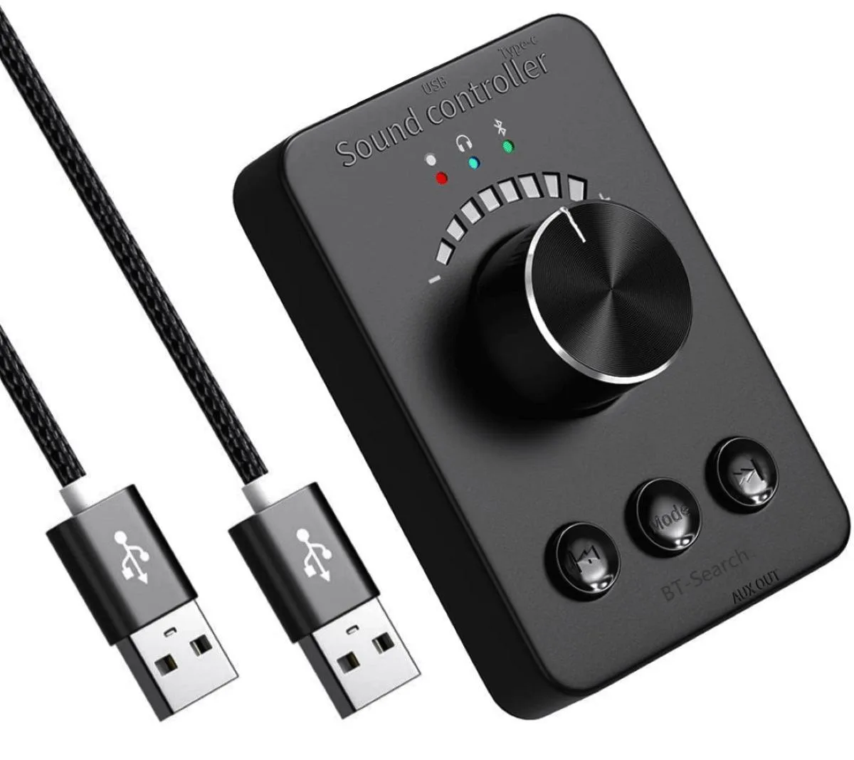 TIZOPO TIZOPO USB Multimedia Controller Knob with Bluetooth, 6.57 ft cable — product photo