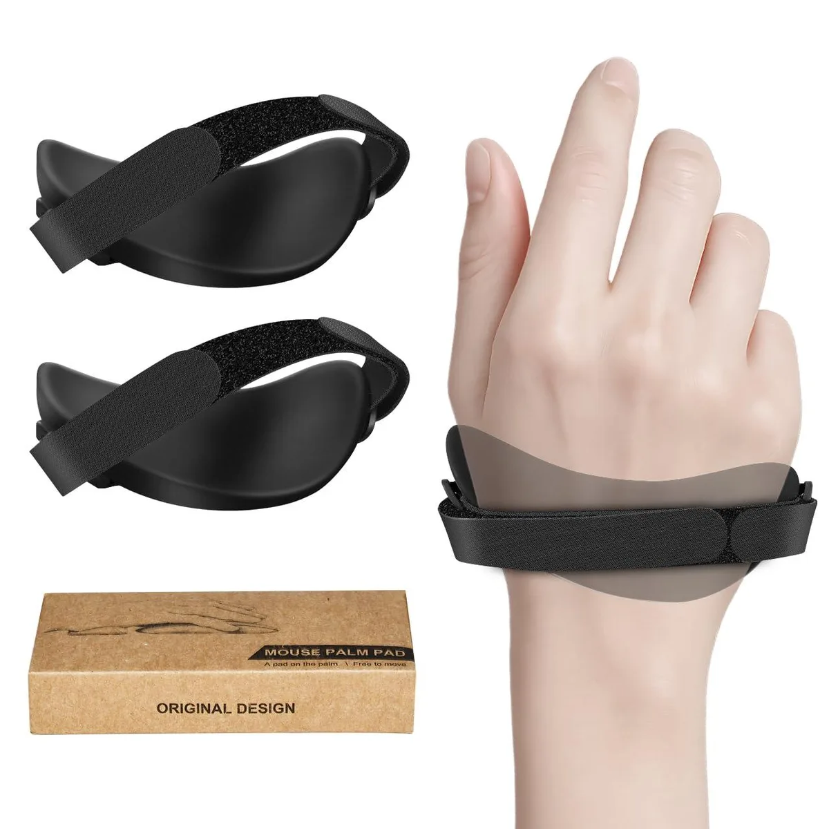  JIKIOU B96A001 Right-Handed Wrist Rest 2 Pack — product photo