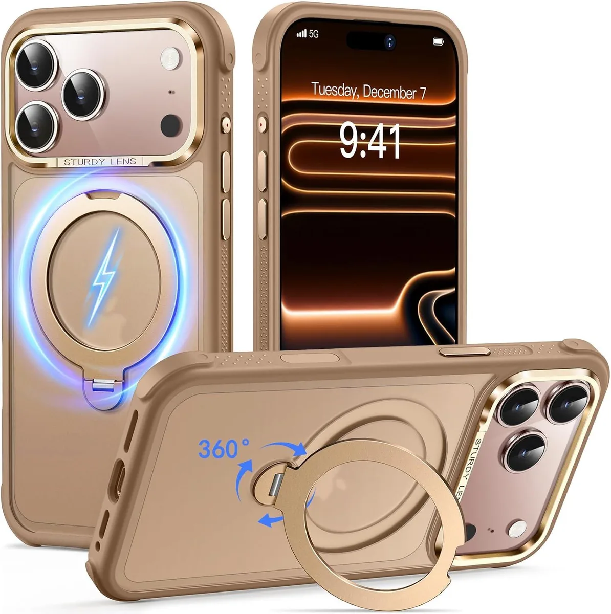 Transcend Transcend Magnetic iPhone 17 Pro Max Case 6.9 Desert Gold — product photo