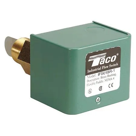 Brass paddle flow switch with 1-inch NPT connection