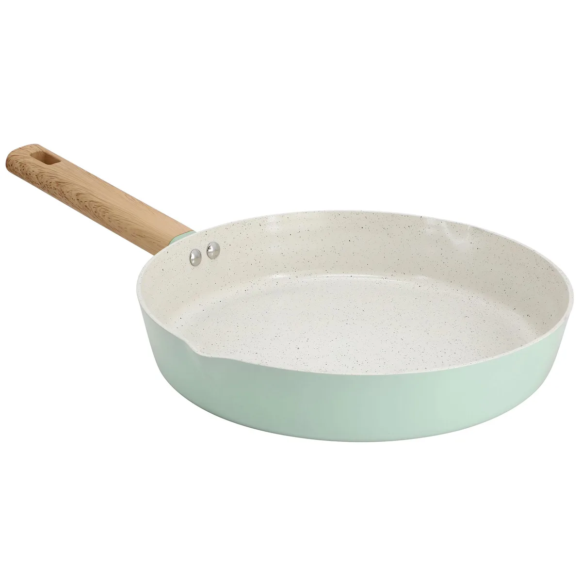 Gibson Home Gibson Home 510122548M 9.5 Inch Ceramic Nonstick Frying Pan Mint cookware — product photo