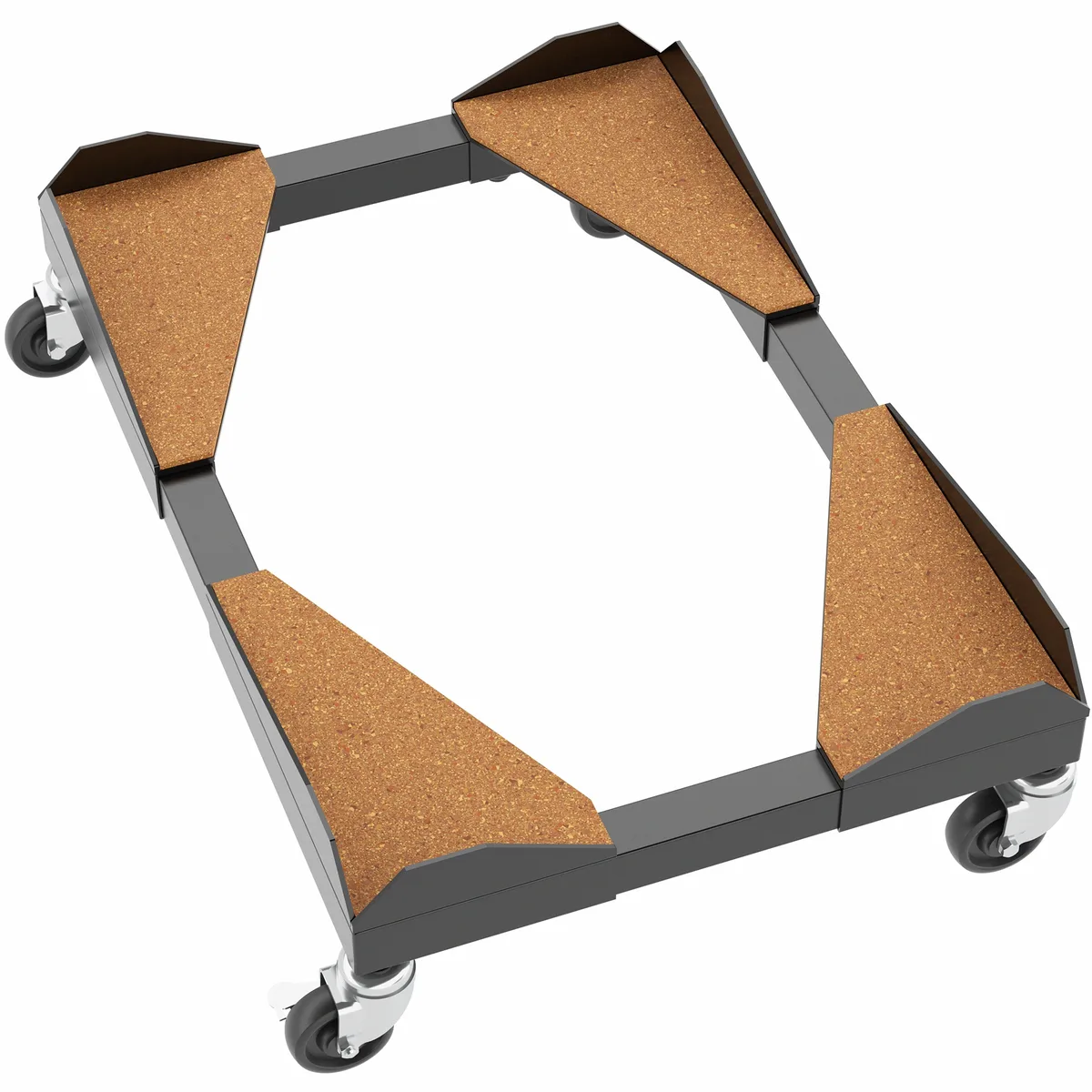 VIVO VIVO CART-PC03D Black Premium Large PC Cart, Adjustable CPU Rolling Stand — product photo