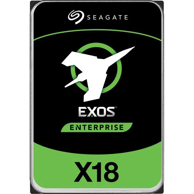 Seagate Seagate Exos X18 ST16000NM001J 16 TB 7200 RPM 3.5" SATA internal hard drive — product photo
