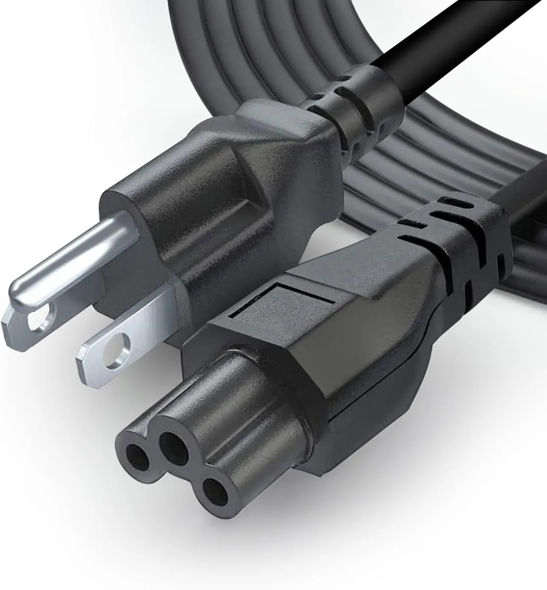  ICS LaptopCord-04 AC Power Cord for Laptop 10ft 125V C5 to NEMA 5-15P — product photo