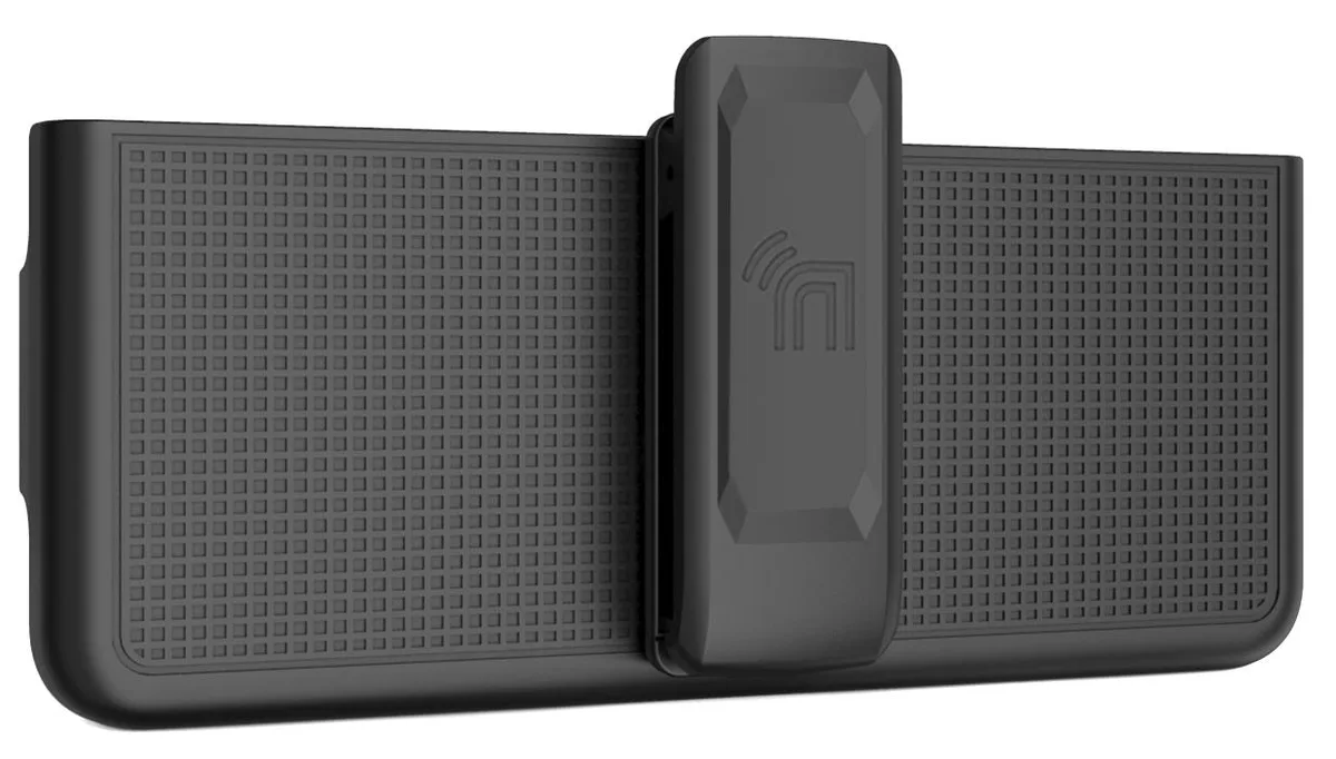 Nakedcellphone Nakedcellphone Belt Clip Holster for Samsung Galaxy Z Fold 3 5G (2021) Slim Case Only Black — product photo