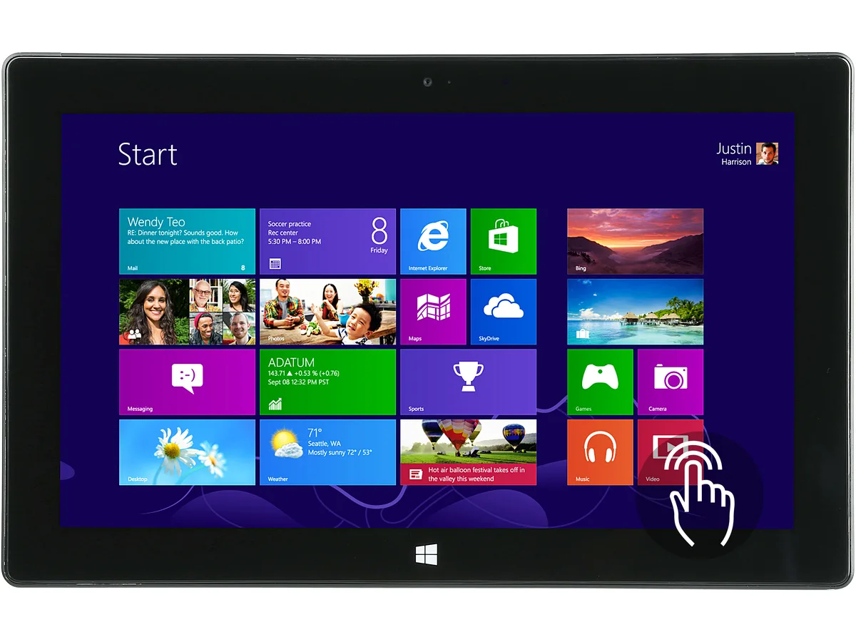 Microsoft Microsoft 5KX-00002 Surface Pro 2 2-in-1 laptop i5-4200U 4GB 10.6" 1080p — product photo