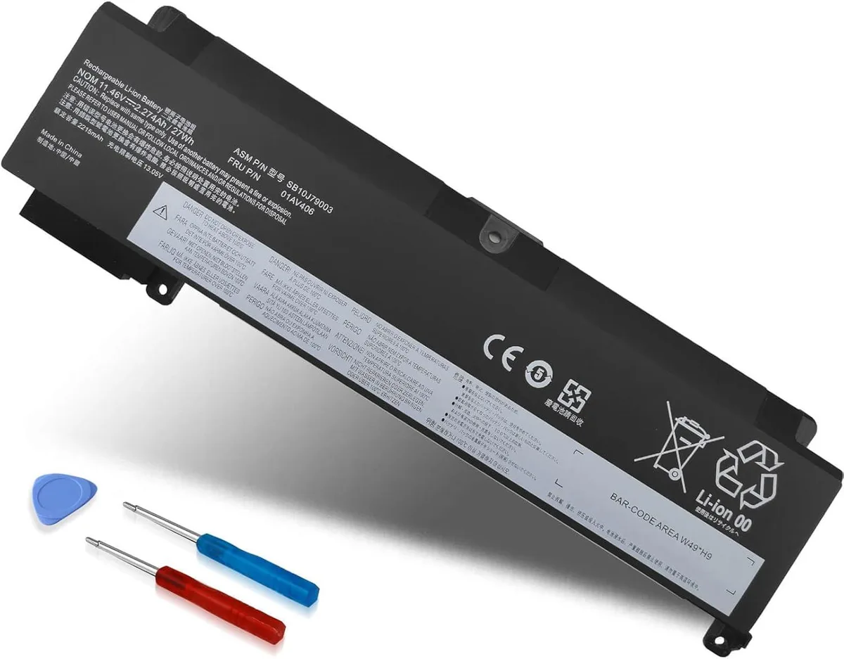 BFKK BFKK 01AV406 11.46V 27Wh laptop battery for ThinkPad T460S T470S — product photo