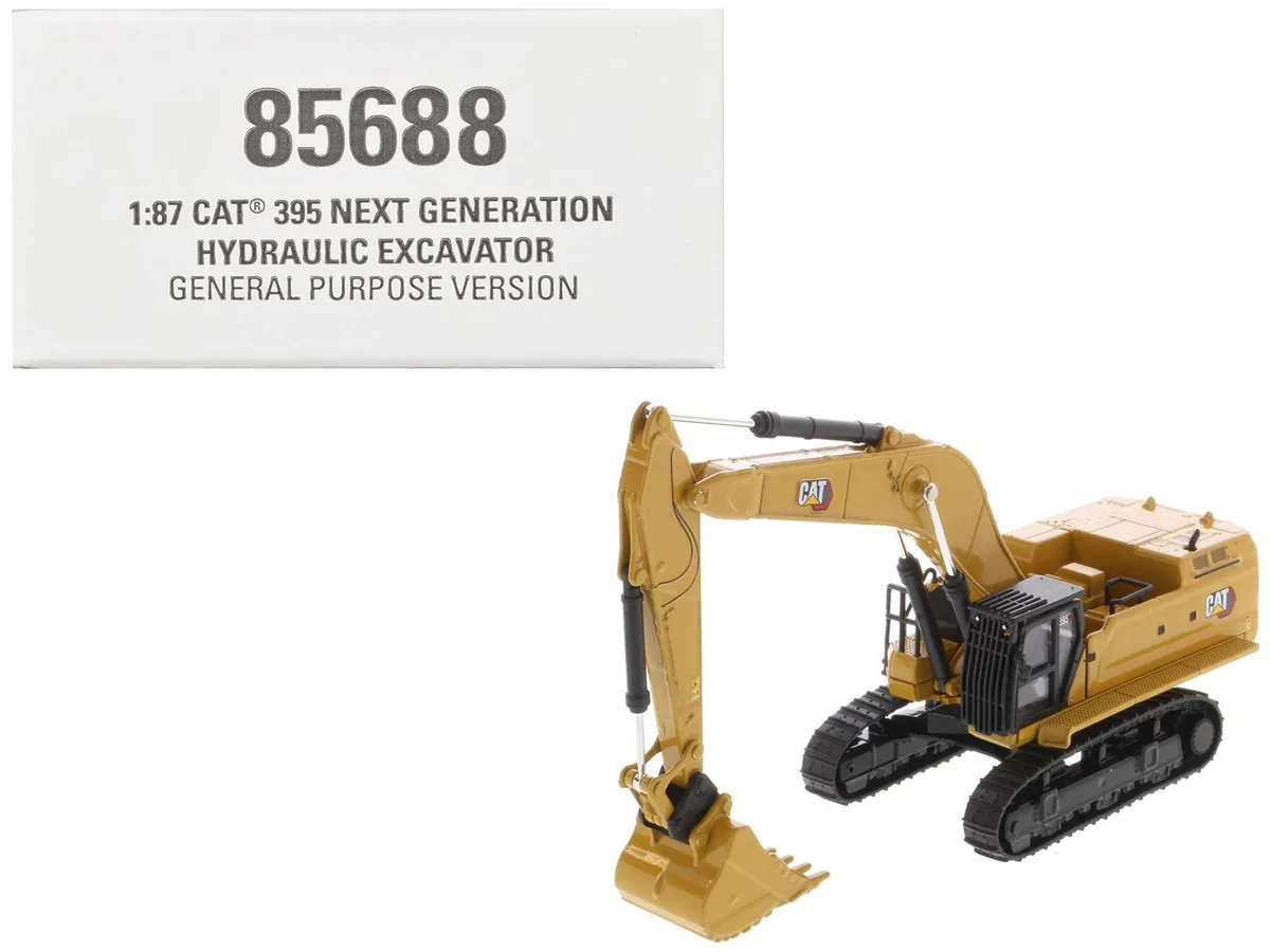 DieCast Masters DieCast Masters CAT 395 Next-Gen Excavator 1/87 High Line Series hobby collectible — product photo