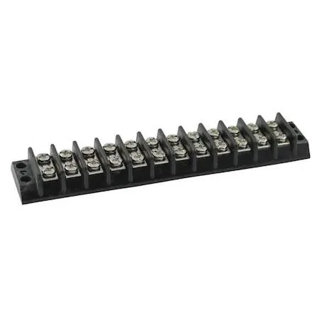 Value Brand Value Brand 12 Pole 2 Row 20 A 300 V AC 12 AWG Screw Terminal Strip — product photo