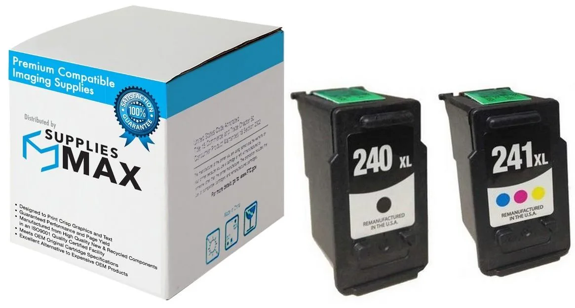 SuppliesMax SuppliesMax PG-240/CL-241 High Yield Inkjet Combo Pack — product photo