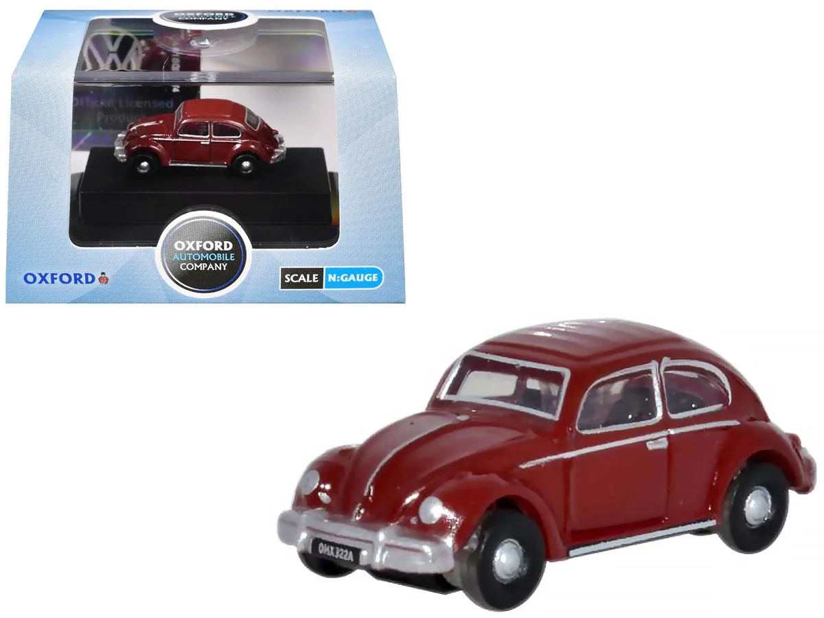 Oxford Diecast Oxford Diecast Volkswagen Beetle Ruby Red 1/148 Scale Diecast Car — product photo