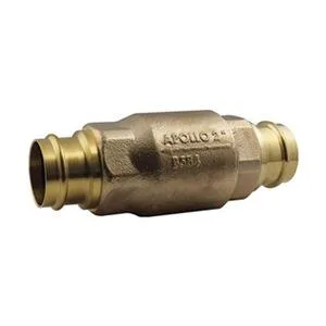 Apollo Apollo 61LF10401PR 3/4" Press Lead Free Bronze Ball Cone Check Valve — product photo