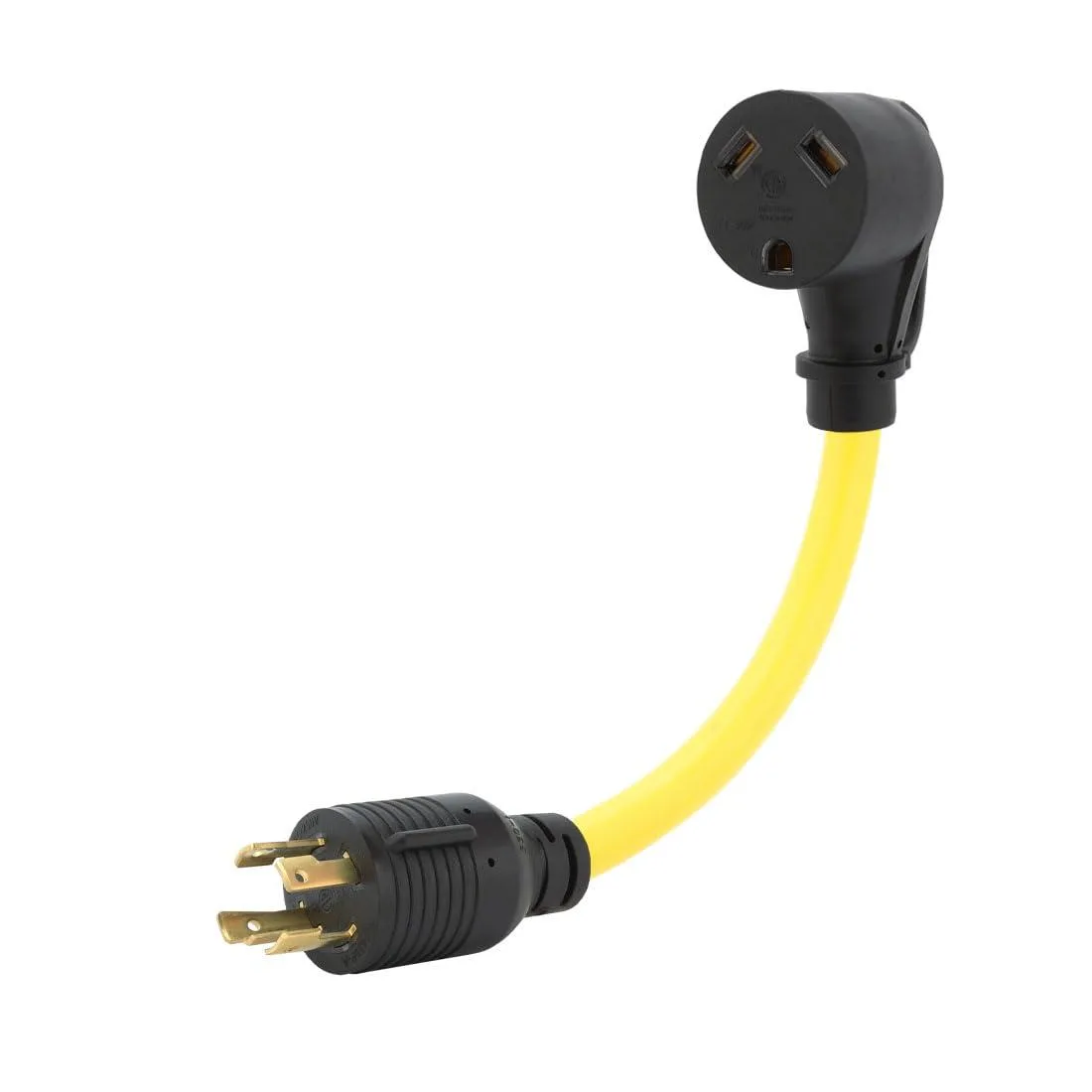 LORDWORLD LORDWORLD L14-30P to TT-30R 30A Adapter Cord 1ft — product photo