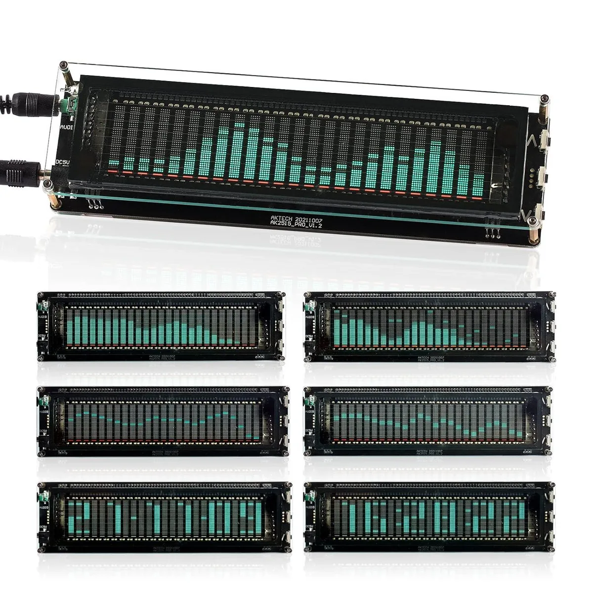 LORDWORLD LORDWORLD AK2515 PRO V3 VFD Spectrum Analyzer 25x15 Bluetooth 5.0 — product photo