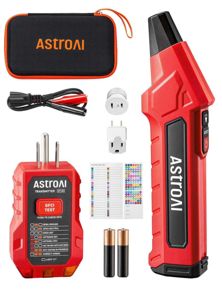 AstroAI Circuit Breaker Finder with GFCI Outlet Tester — product photo