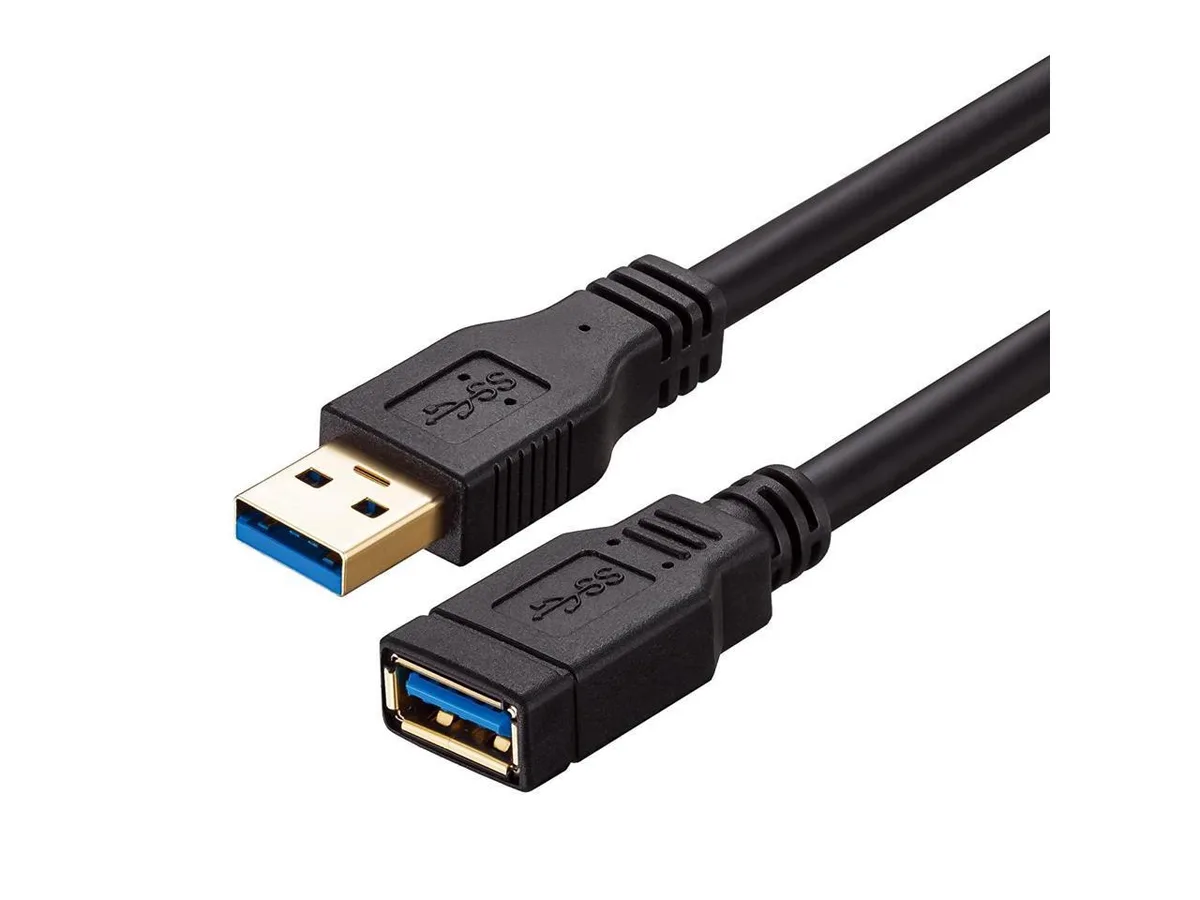 BUCIER BUCIER USB 3.0 Extension Cable 20 ft 22 AWG Type A Male to Female Black — product photo