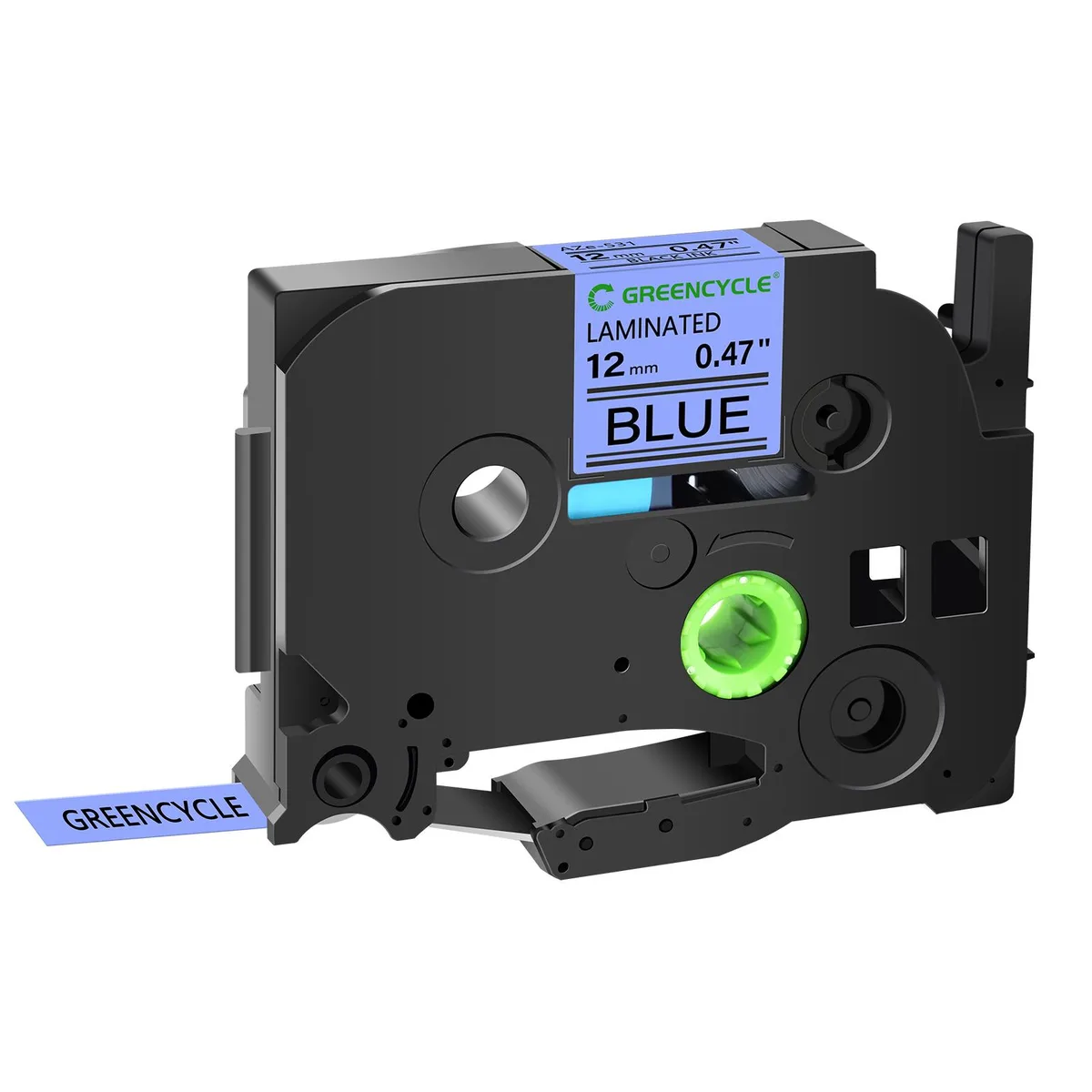 GREENCYCLE GREENCYCLE TZe-531 12mm 0.47in Laminated Blue Label Tape — product photo