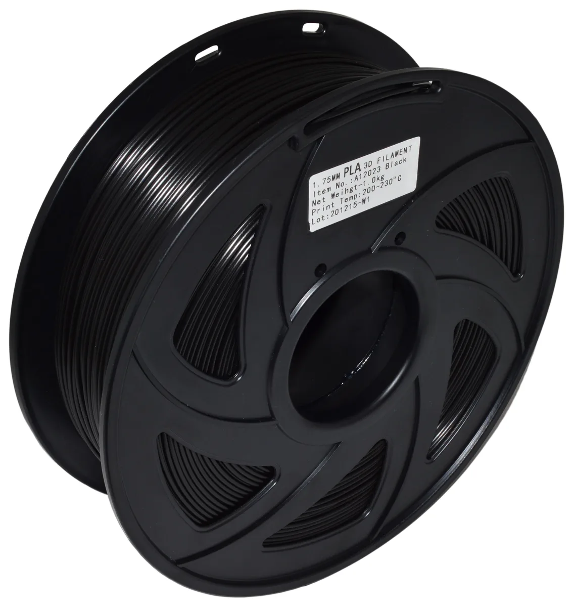 Electronix Express Electronix Express Black PLA Filament 1.75mm ±0.02mm 1kg Spool — product photo