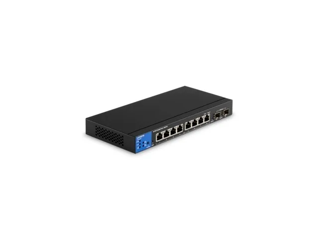 Linksys Linksys LGS310MPC 8-port managed PoE+ network switch 110 W — product photo