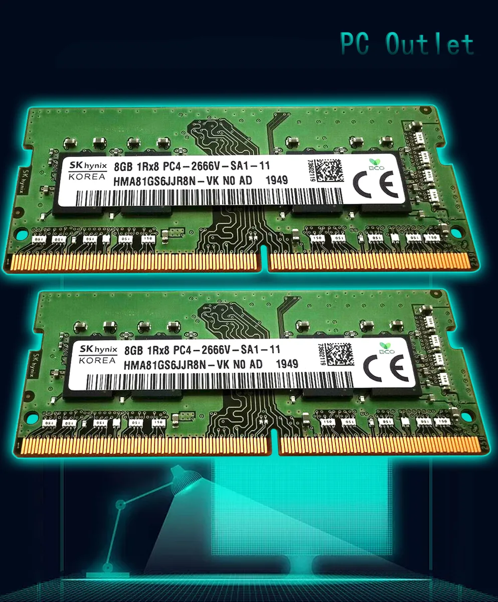 SK hynix SK hynix HMA81GSJJR8N-VK 16GB (2x8GB) DDR4 2666 CL19 laptop RAM — product photo