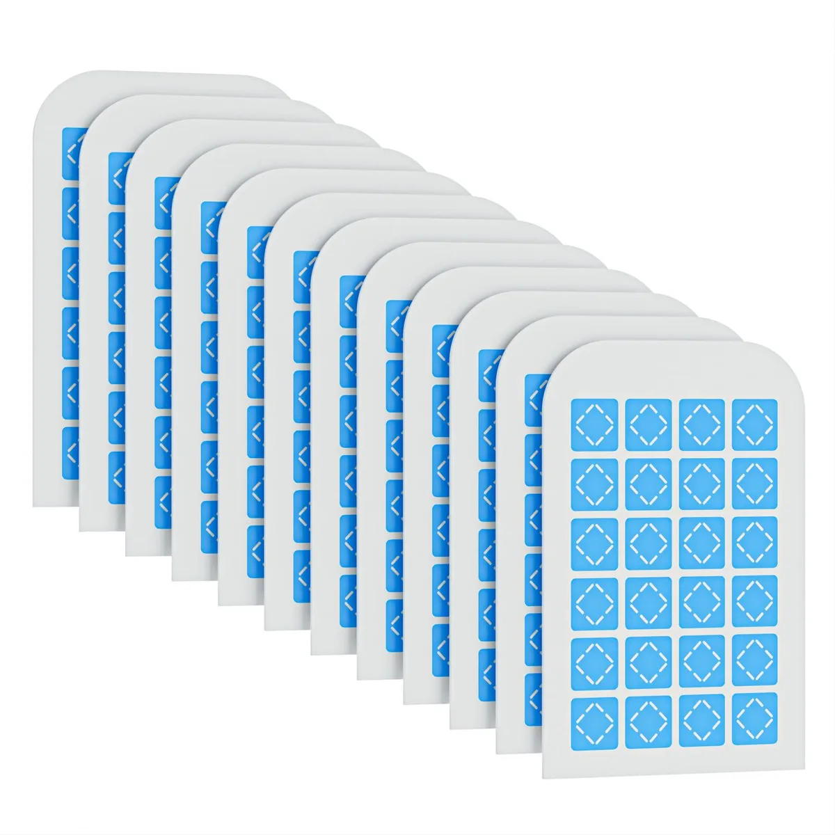 Meterk TIENBE-99 Glue Cards 12 Pack Blue — product photo
