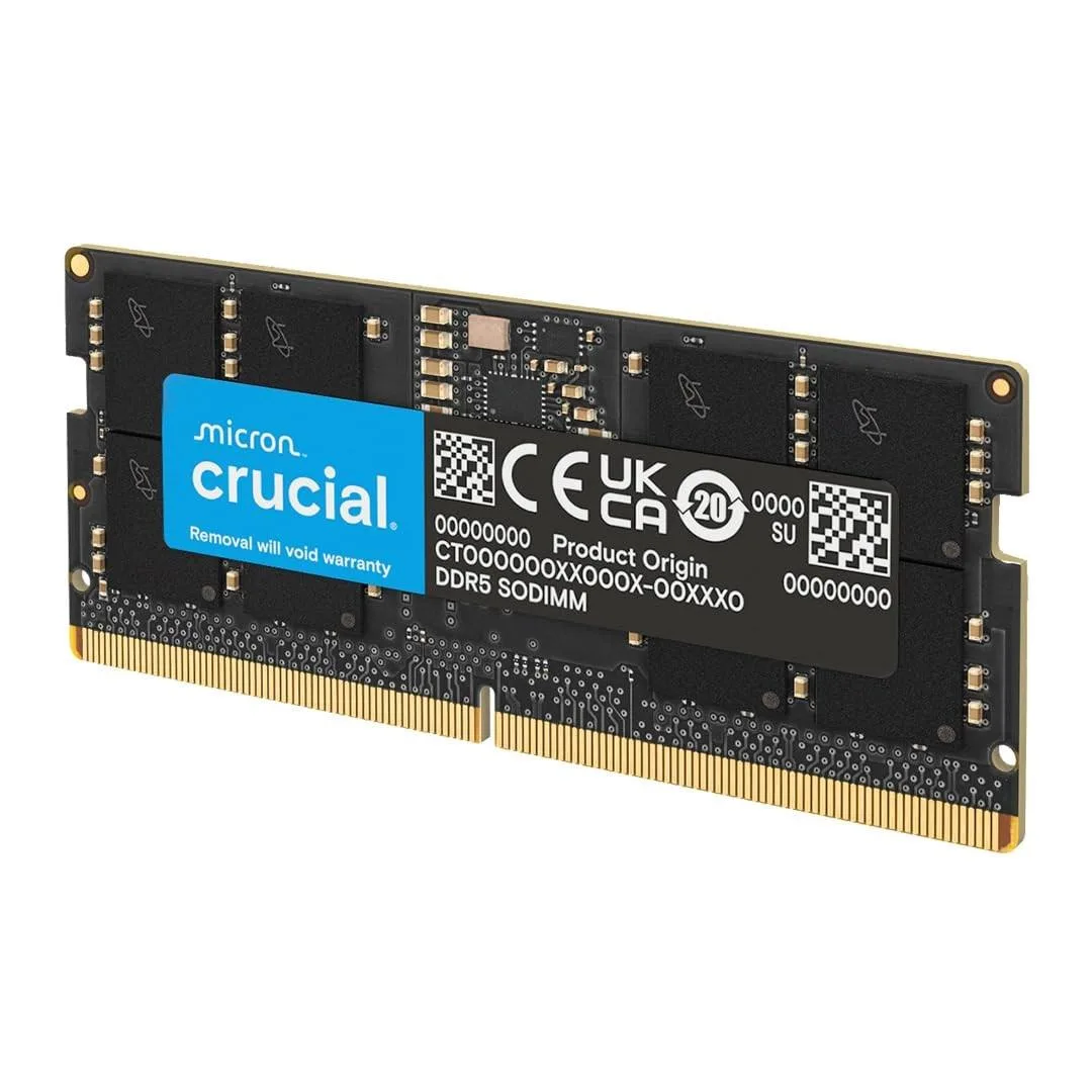 Crucial Crucial 16GB DDR5 4800MHz CL40 SODIMM 2 in 1 accessory — product photo