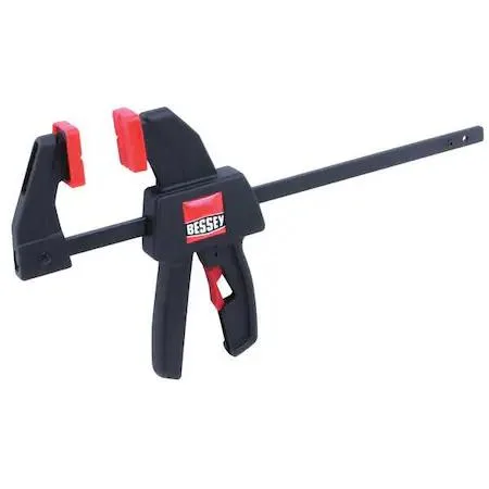 Bessey EHKMICRO trigger clamp with composite plastic handle and steel bar