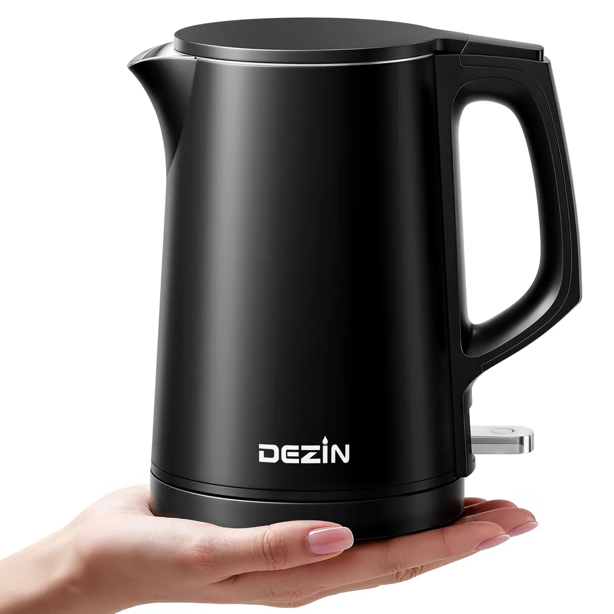 DEZIN 0.8L Thermo Pot 800W Black 304 Stainless Steel — product photo