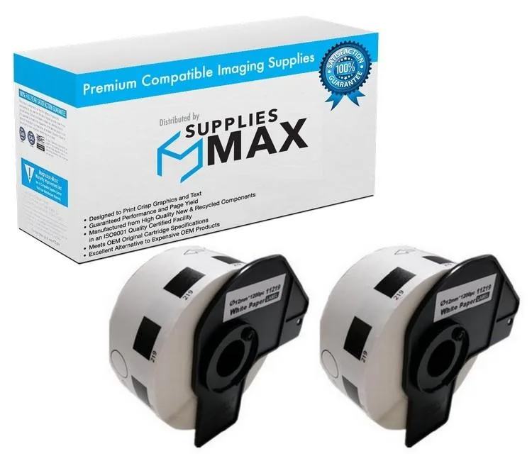 SuppliesMax SuppliesMax DK-1219_2PK Label Tape 2 Pack 1200 Pages — product photo
