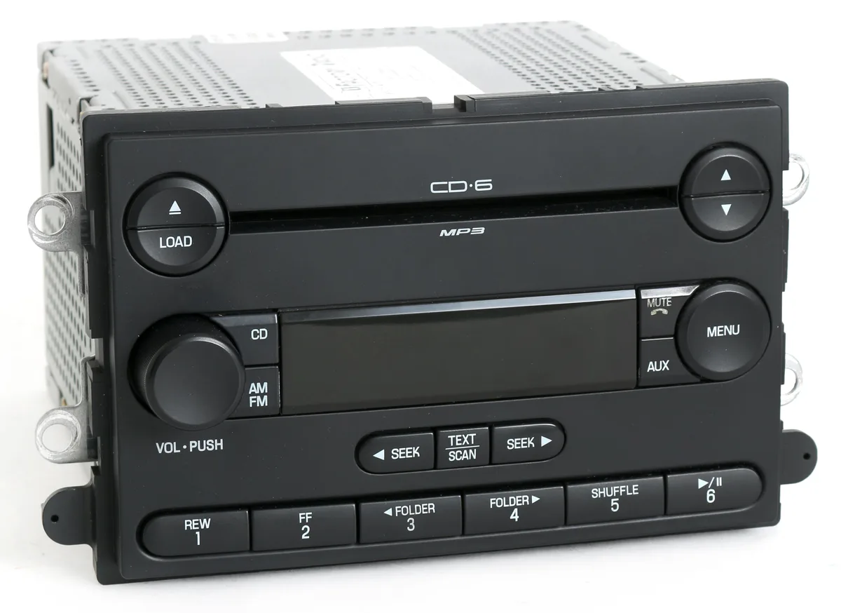 1 Factory Radio 1 Factory Radio 8C3T-18C815-FA receiver AM FM 6 Disc CD 2008 F-250 F-350 Super Duty — product photo