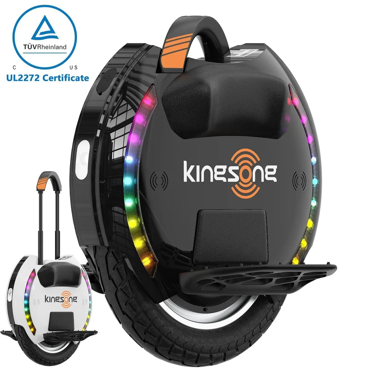 kingsong KINGSONG 14DPro Electric Unicycle 14" 2400W 25mi 35° 32lbs 420Wh Black — product photo