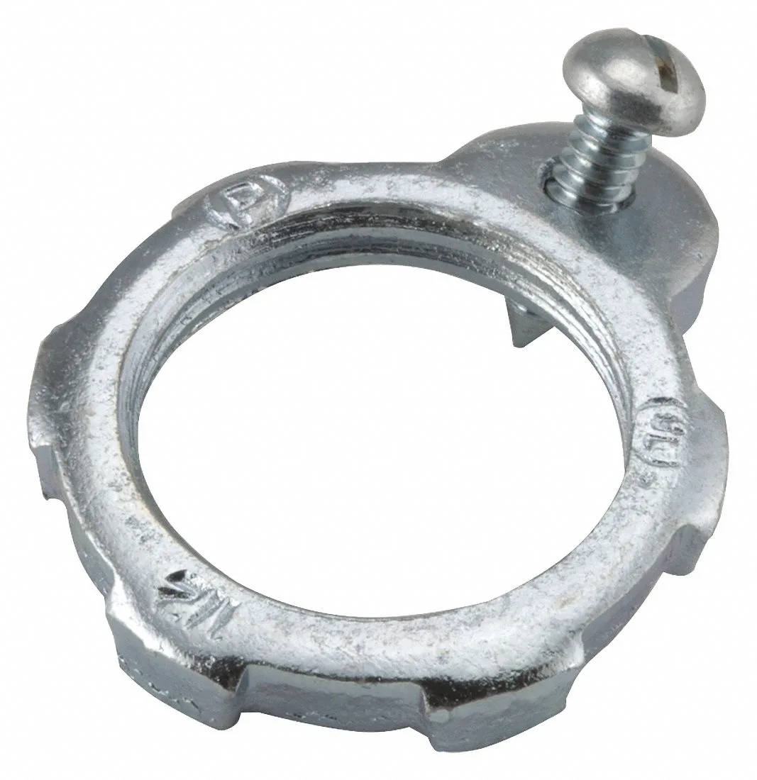 Hubbell Incorporated Hubbell Incorporated RACO 1256 IMC Locknut 4 in wire cap connector — product photo