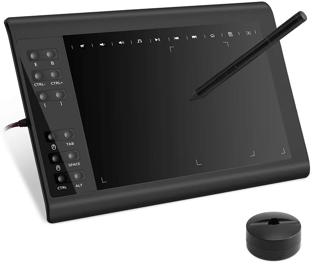 IHDAPP IHDAPP 10x6 Inch Graphics Tablet Black 8192 Pressure — product photo
