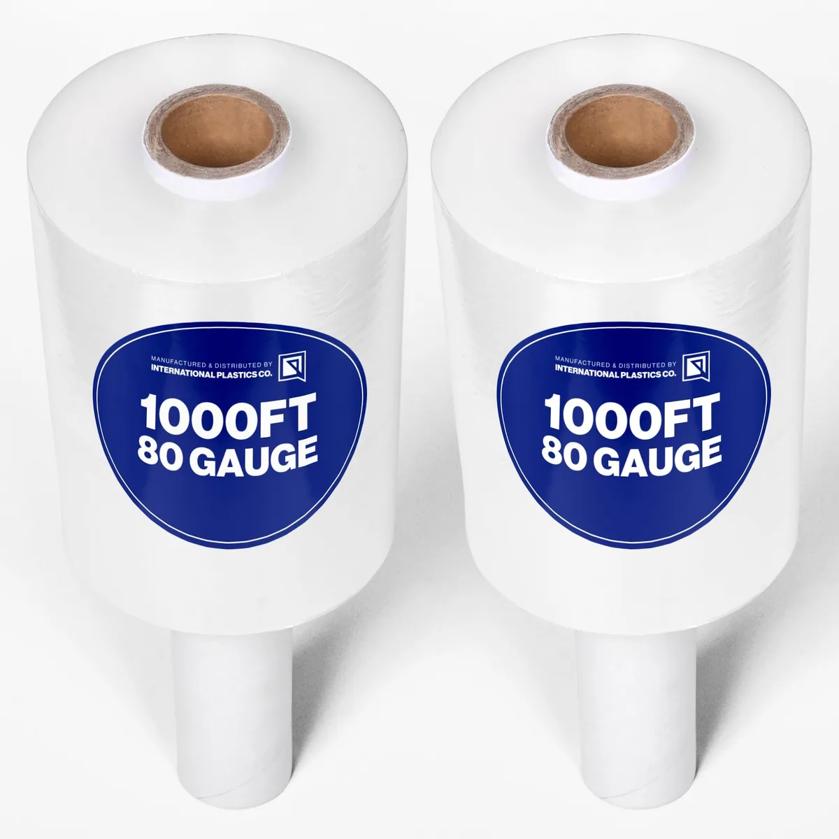 International Paper Company 5" Stretch Film Wrap 1000ft 2 Pack 500% Stretch — product photo