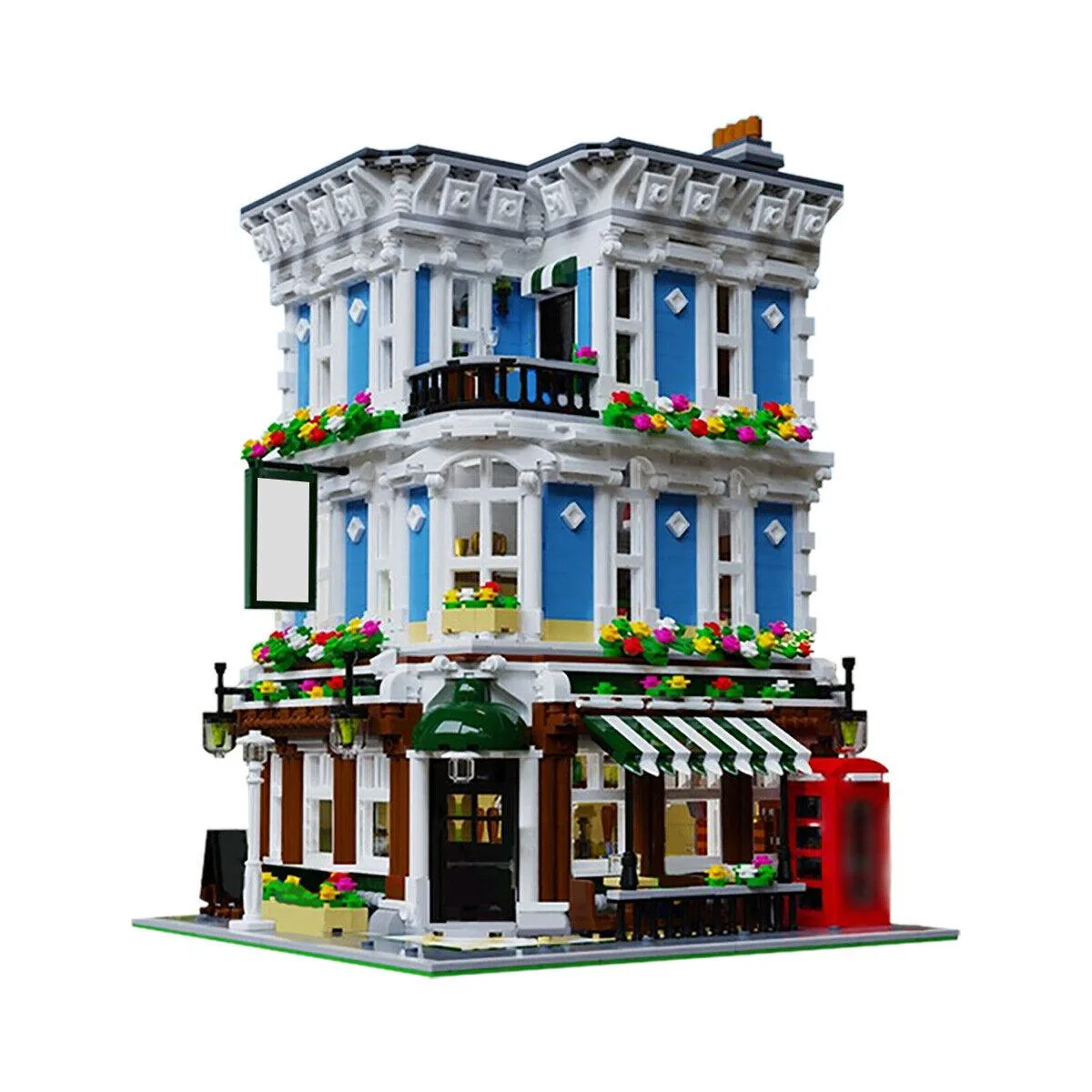 ZITIANYOUBUILD ZITIANYOUBUILD C4306 London Street Corner Pub 3409 Parts Educational Building Set — product photo