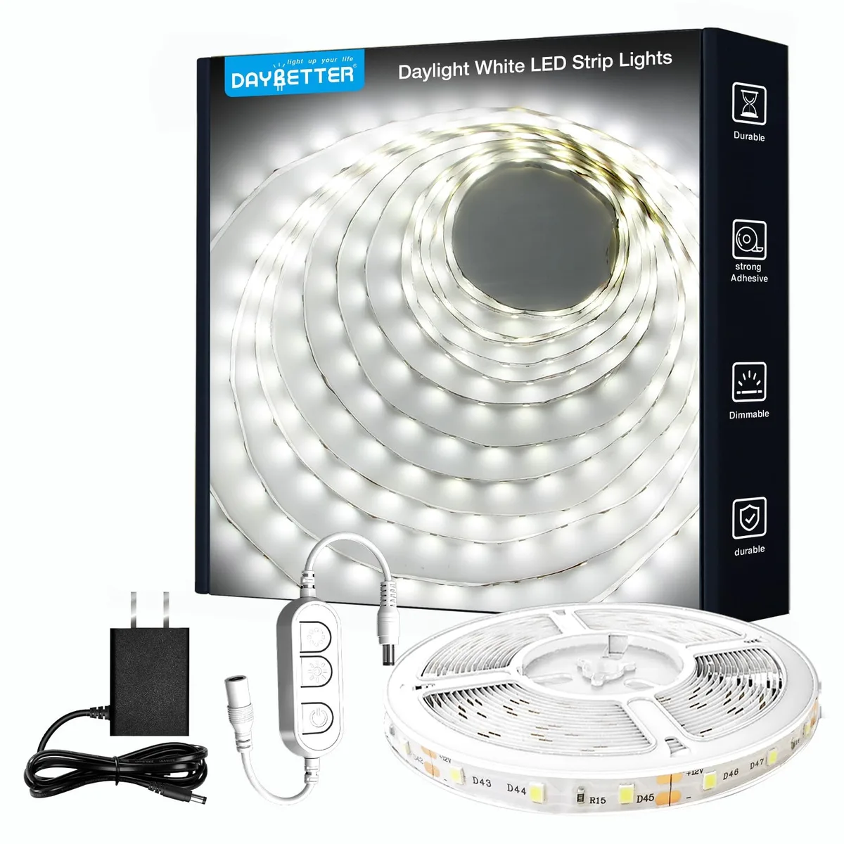 Baldwin 20 ft 360 LED 2835 6500K 24V 72W 110V light fixture — product photo