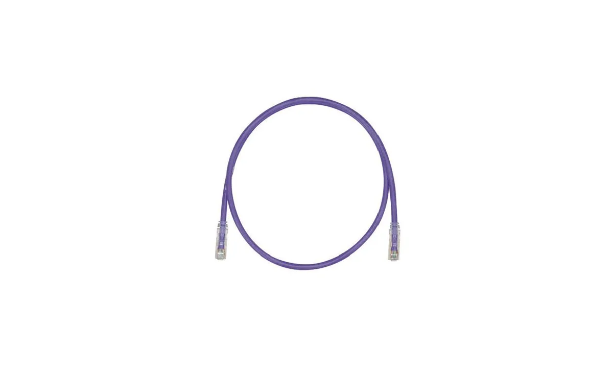 Panduit Panduit UTPSP7VLY Cat 6 7 ft Violet UTP Patch Cord — product photo