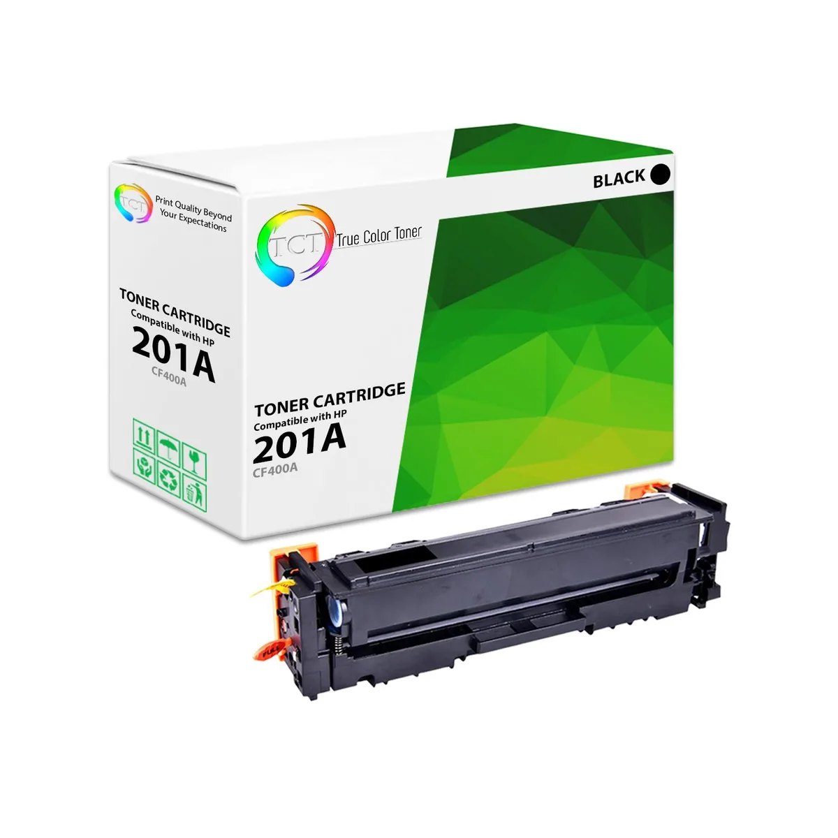 True Color Toner True Color Toner CF400A Black Toner Cartridge 1500 Pages — product photo