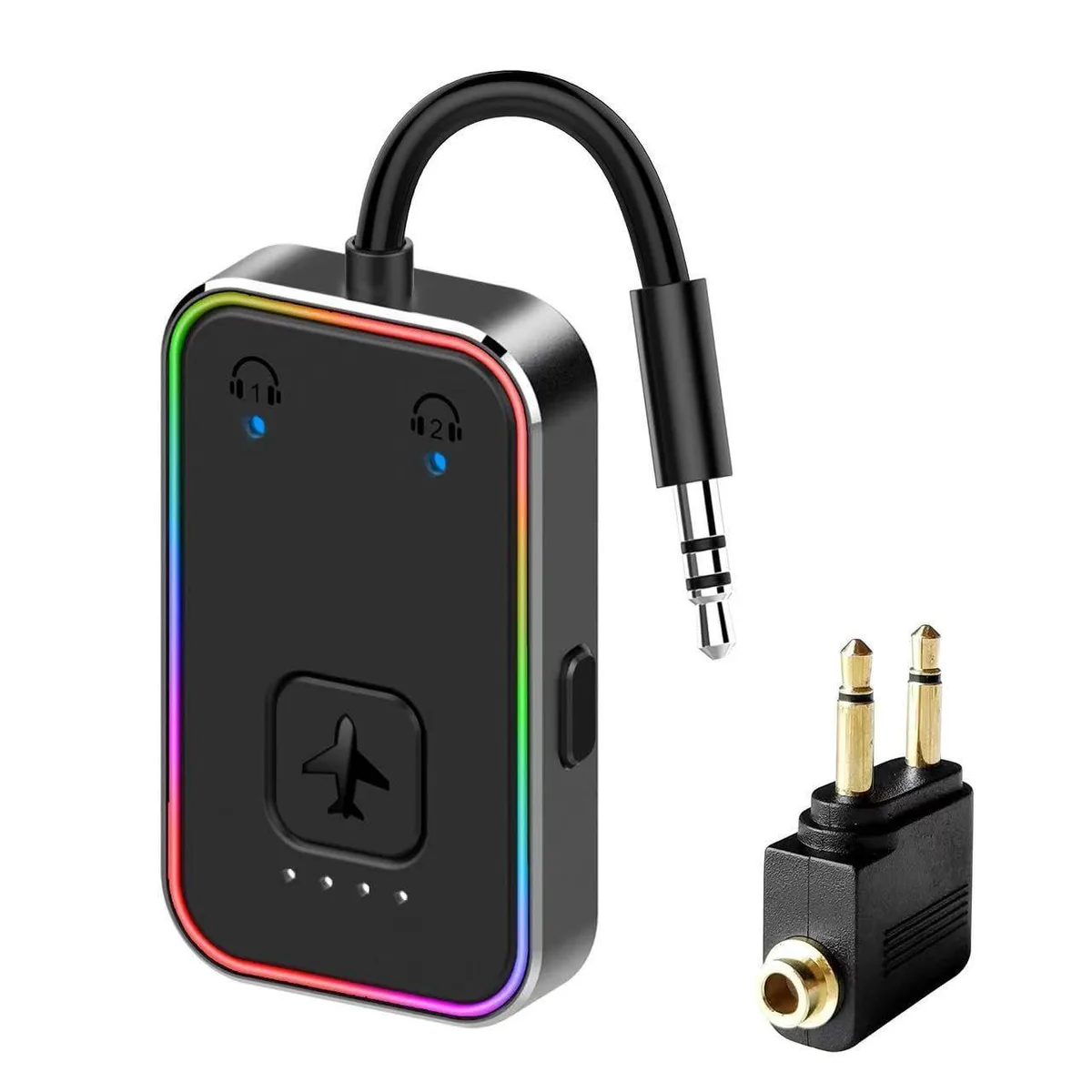 Audiovox Bluetooth 5.4 Transmitter 26h Dual Pairing Car HD Radio — product photo