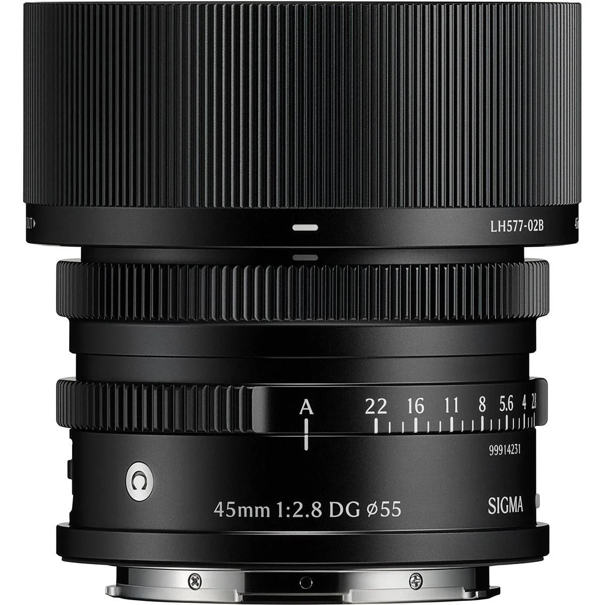 SIGMA Sigma 45mm f/2.8 DG Contemporary L Mount Black camera lens — product photo