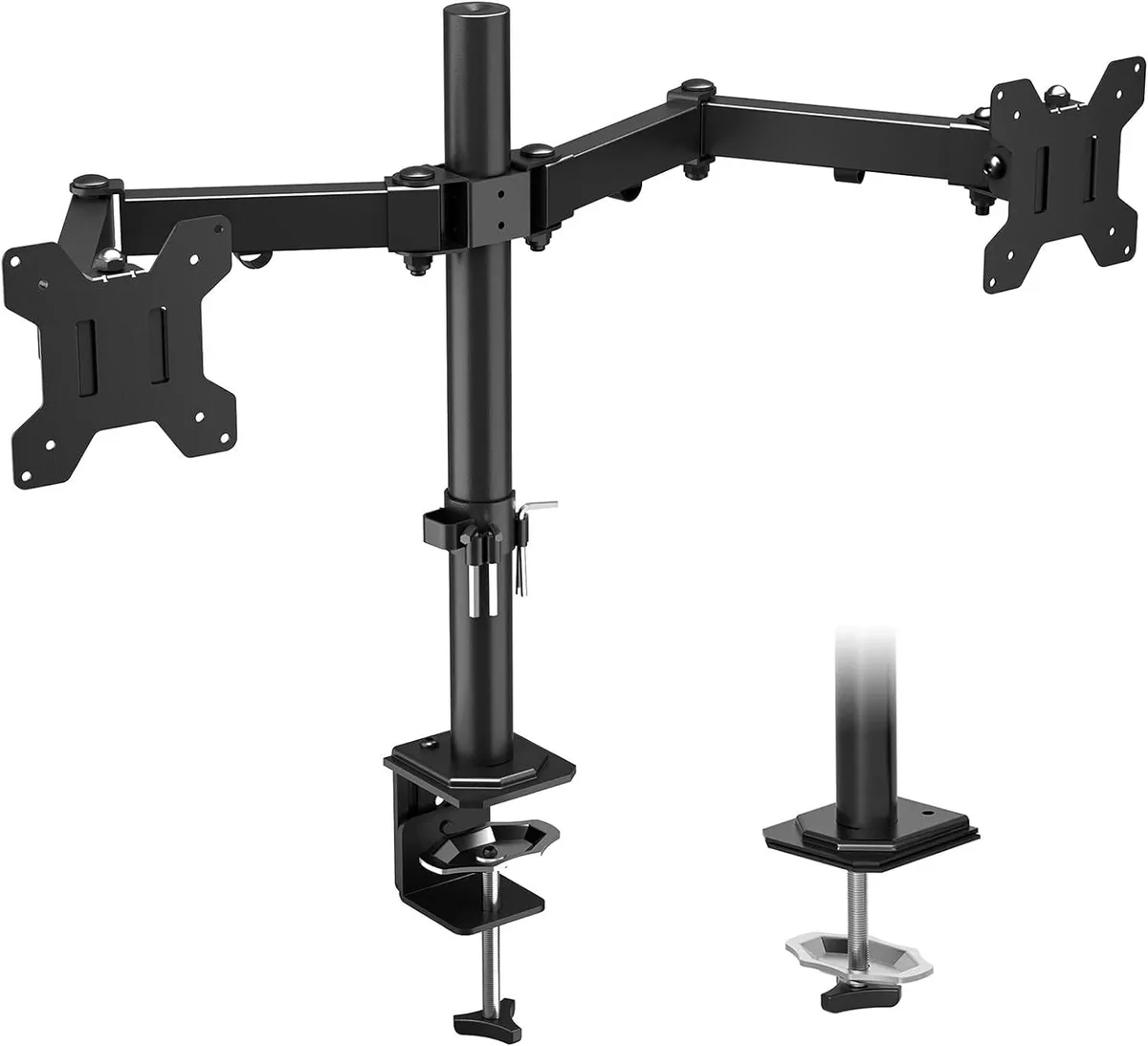 PISKEKAT PISKEKAT Dual Monitor Desk Mount 13-27" 8kg Arm Mounting Rack — product photo