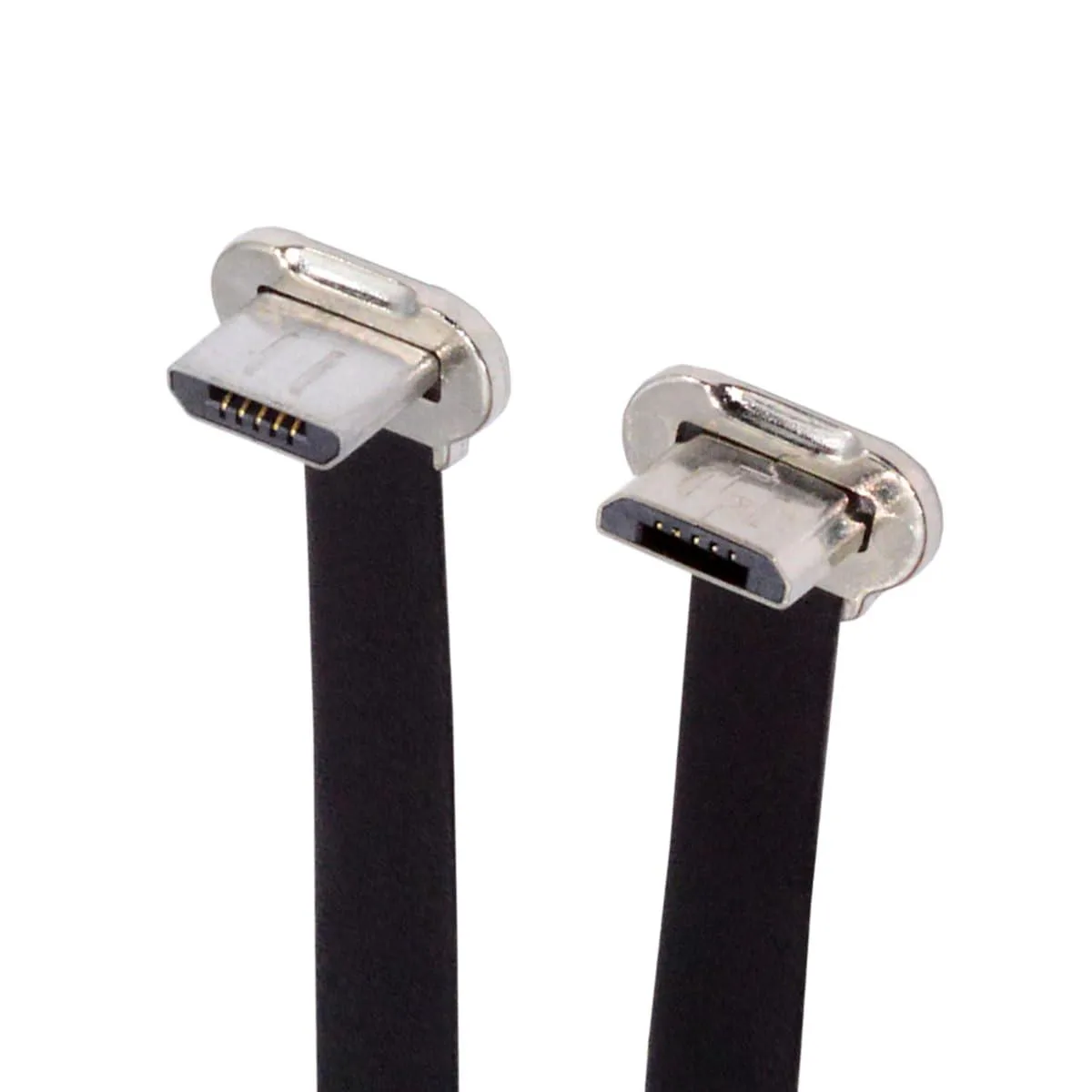 Vszerda Vszerda Micro USB 2.0 male to male 5-pin 16 cm 90° angled cable — product photo