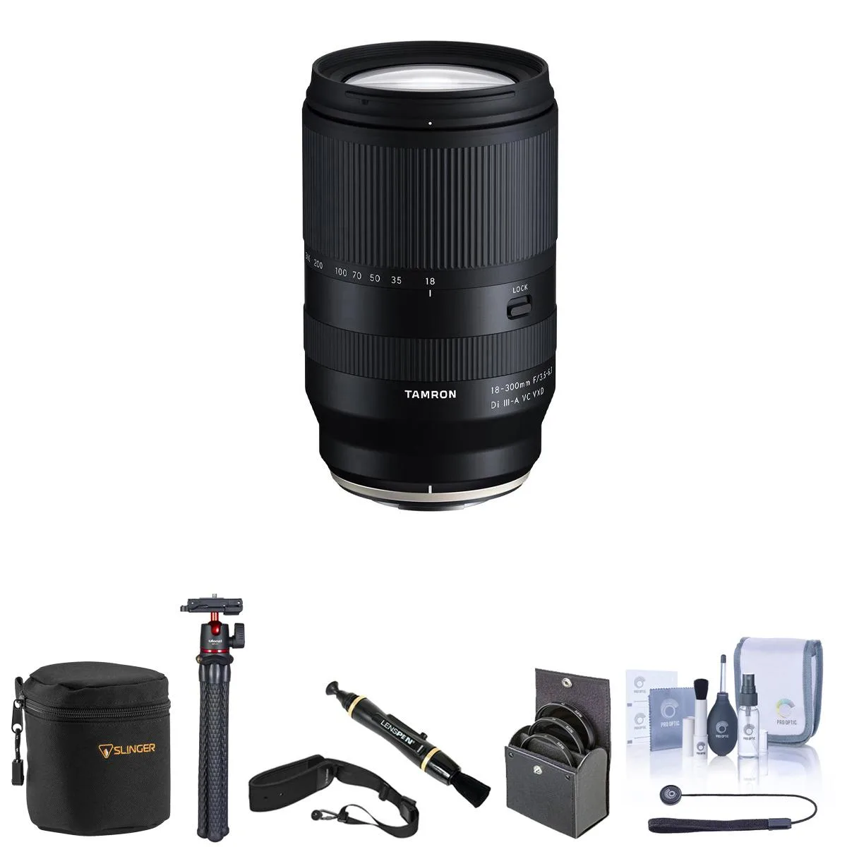 Tamron Tamron 17-70mm f/2.8 Di III-A VC RXD Fujifilm X Bundle camera lens — product photo