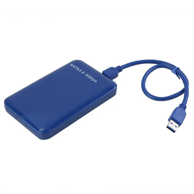 YINGHUA YINGHUA 2.5inch SATA to USB 3.0 Enclosure for Disk Box Support UASP HD Disk cover Blue — product photo