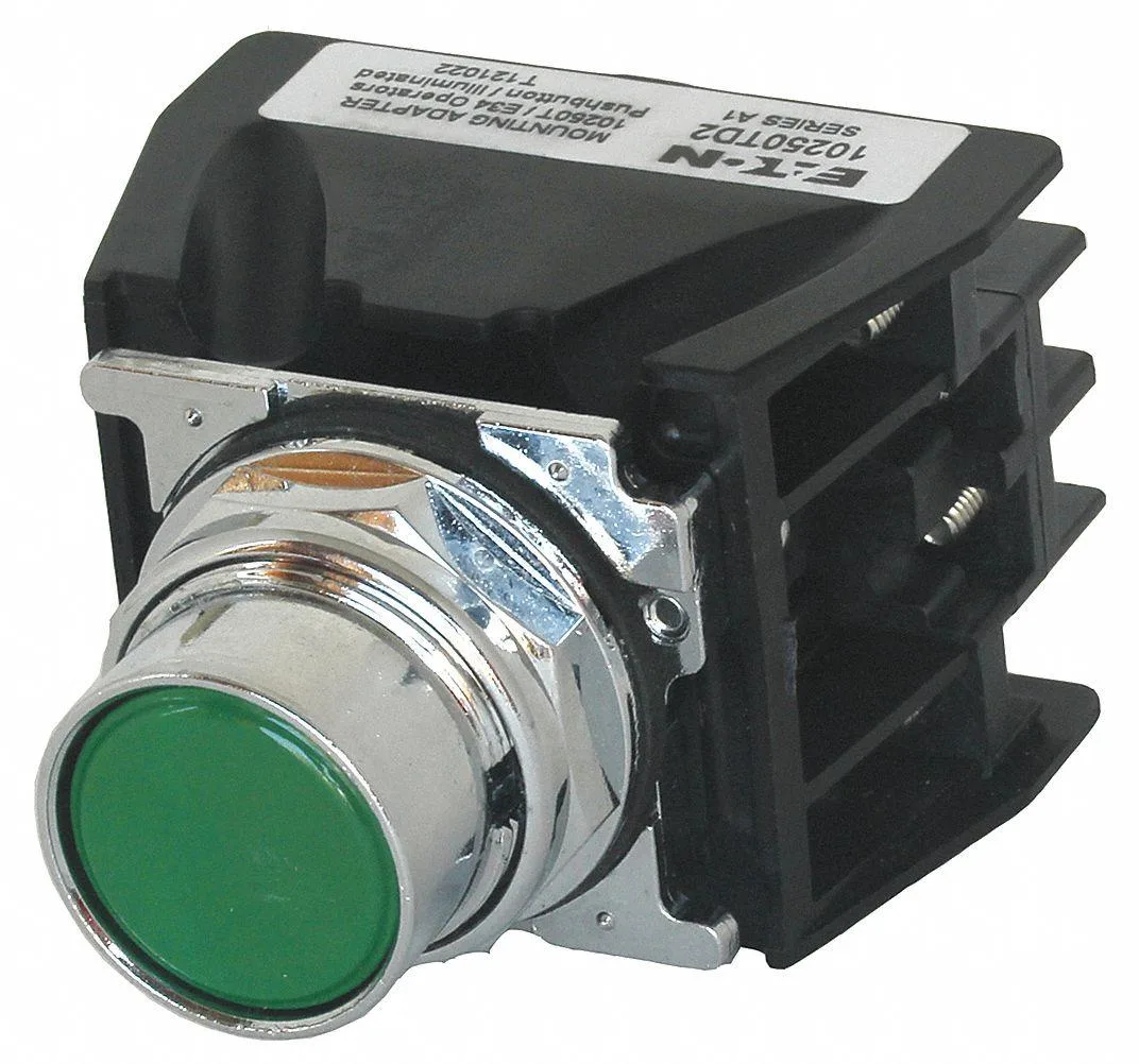Eaton Eaton 10250T706G 30 mm Hazardous Location Push Button Green 1NO/1NC — product photo