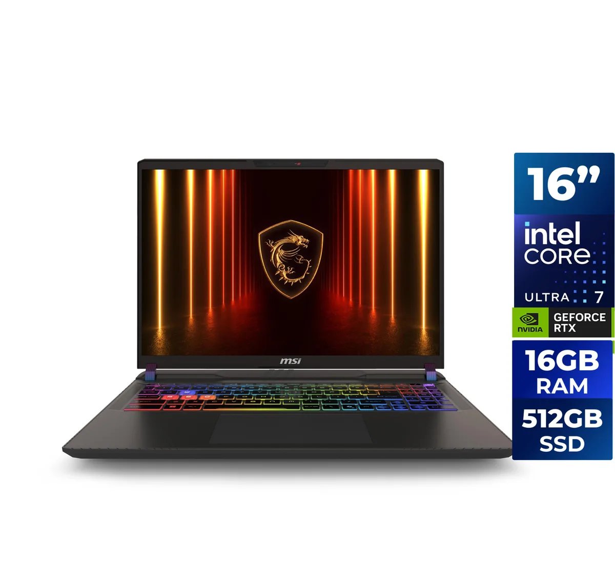 MSI MSI Vector 16 HX AI A2XWHG-212US gaming laptop — product photo